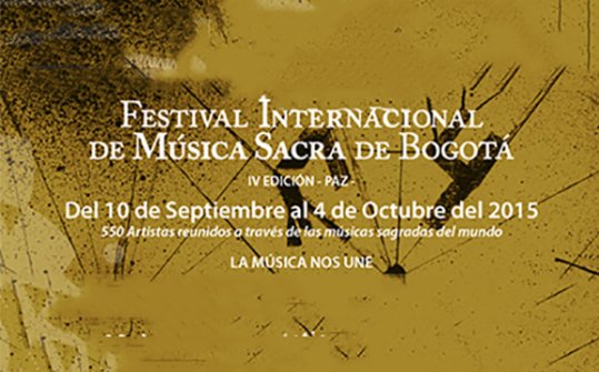 Festival Internacional de Música Sacra de Bogotá 2015